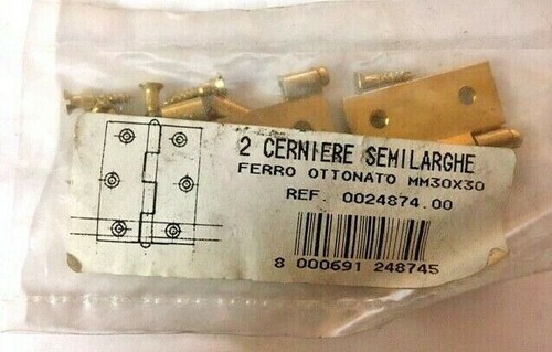Cerniere semilarghe 30x30 mm - 2,