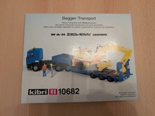 Kibri H0 10682 trasporto escavatore come nuovo scatola originale