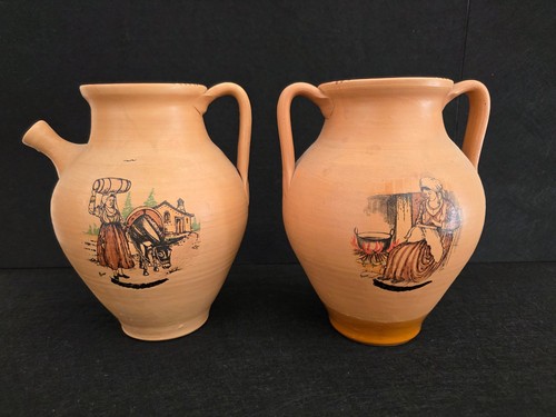 Vintage brocche terracotta - in,