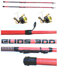 Kit 2 Canne 3Mt Bolognese + Mulinelli Trota Lago Pesca Galleggiante Mare Lago TP