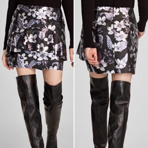 Zara minigonna ecopelle - 🆕zara,