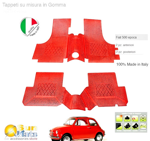 Tappeti fiat 500 epoca in - tappeti,