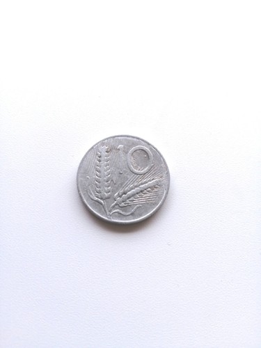 Moneta lire spighe aratro - 10, spighe/aratro