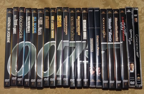 Collezione dvd 007 film - collezione,