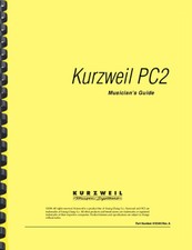 Kurzweil pc2 pc2x guida - pc2x,