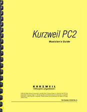 Kurzweil PC2 PC2X GUIDA