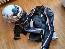 Casco moto donna LS2 tg. XS con giubbotto Clover TG. 42 e guanti Alpinestars (S)