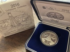 Italia 5 Euro 2016 Villa Cicogna Mozzoni a Bisuschio proof