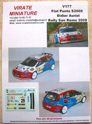 V177 fiat punto s2000 - v177,