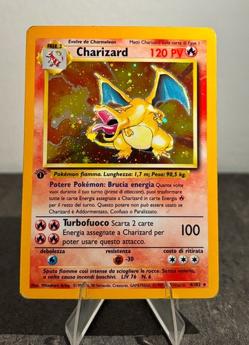 Charizard pokémon 102 holo - 4/102,