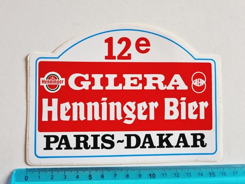 Adesivo gilera henninger bier - adesivo,