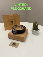 cintura burberry uomo nera