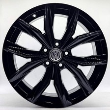4 cerchi lega volkswagen tiguan t-roc golf r18 nero lucido lt005617