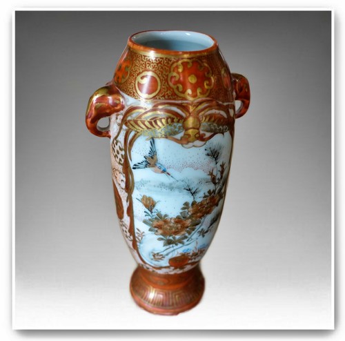 Antico vaso giapponese satsuma - vaso,