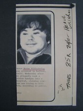 AP Wire Press Photo Actor Herve Villschaize Arrested Took a Stolen Gun Hospital
