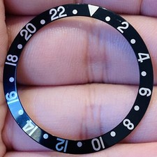 Inserto serif Rolex nero super