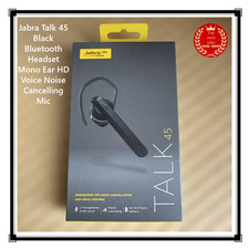 Jabra Talk 45 Nero Auricolare Bluetooth Mono Ear HD Voice Noise Cancelling Mi...