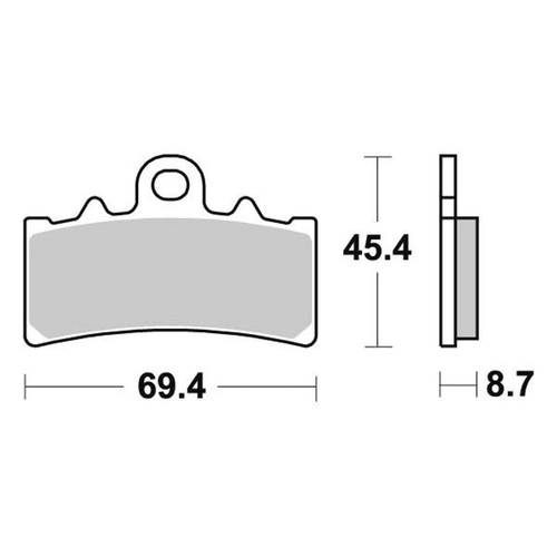 Pastiglie freno sbs 877hf - sbs,