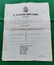 MANIFESTO RISORGIMENTO MODENA 1848 Guardia Nazionale