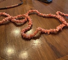 Lunga Collana Rosa Tipo Corallo