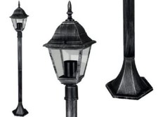 1 Lanterna Lampione Arkadia  Su Piantana Illuminazione 15x16xh112 Fra 11001