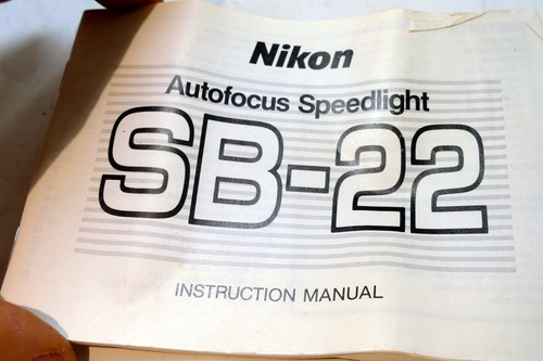 Nikon flash speedlight - sb-22,