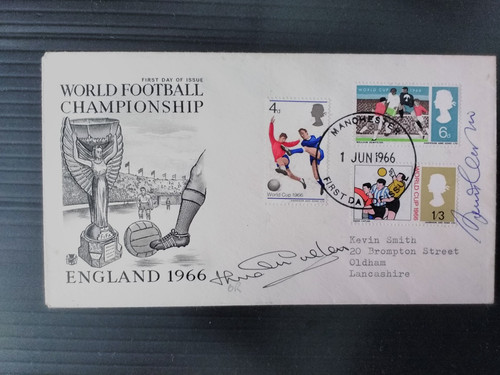 England world cup 1966 fdc - cup,
