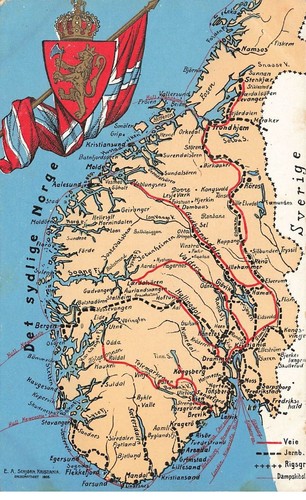 Norvegia 28631 mappa - norvegia,