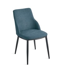 Set 2 sedie in tessuto con