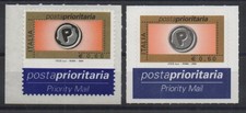 2004 REPUBBLICA ITALIANA n. 2770A / B - POSTA PRIORITARIA € 0,60 2 V. MNH MF6508