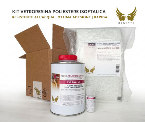 Kit resina poliestere - kit,
