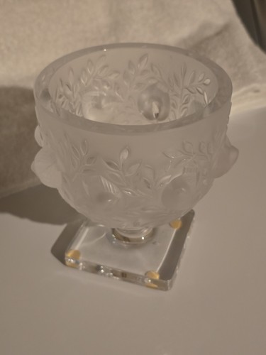Vaso firmato lalique france - vaso,