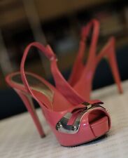 Sandalo con tacco Guess n. 39, rosa geranio - Usato una volta