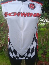 (46)Maglia Smanicata Ciclismo Schwinn Unisex Taglia S Con Mezza Cerniera