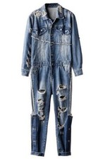 Mens Denim Jumpsuits Long