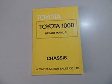 06.1976 Manuale riparazione telaio Toyota 1000 E30 KP30 KP36V KP36