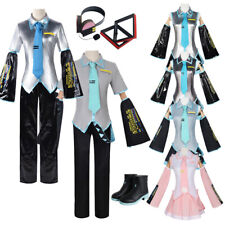 Costume Carnevale Anime Cosplay Vocaloid Miku Hatsune vestito festa abiti ~