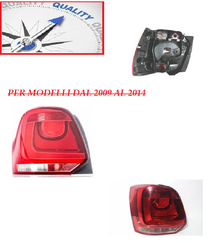 Faro fanale posteriore per - per, vw
