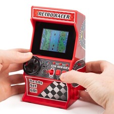 Orb Retro Console di Gioco Mini Arcade 30 Titoli Classici Macchina da Corsa Portatile Giocattolo