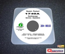 Servizio oscilloscopi 1740a - hp,
