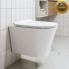 WC sospeso senza bordo di