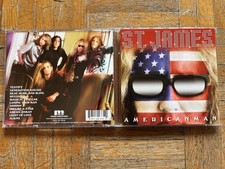 ST. JAMES Americanman 2001 CD Hard Rock Hair Metal BLACK N BLUE