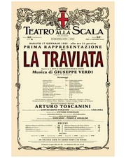 La Traviata Opera Poster