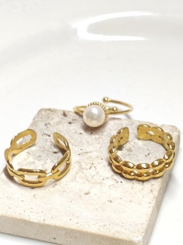 Anello boho con lapislazzulo - , a