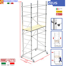 Ponteggio MARCHETTI 70-100x155xH360cm Trabatello in Alluminio ZEUS 2 Semipiani