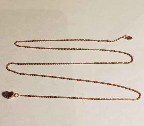 Collana catena oro rosa - , 9ct
