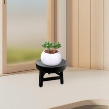 Sgabello per piante in legno