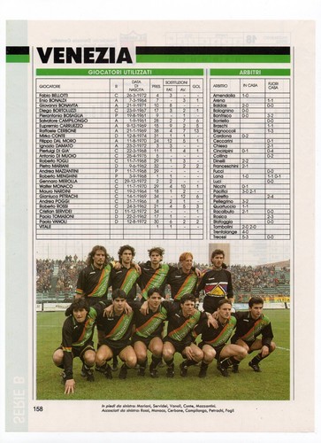 Venezia serie 1993 1994 - serie, 1993-1994