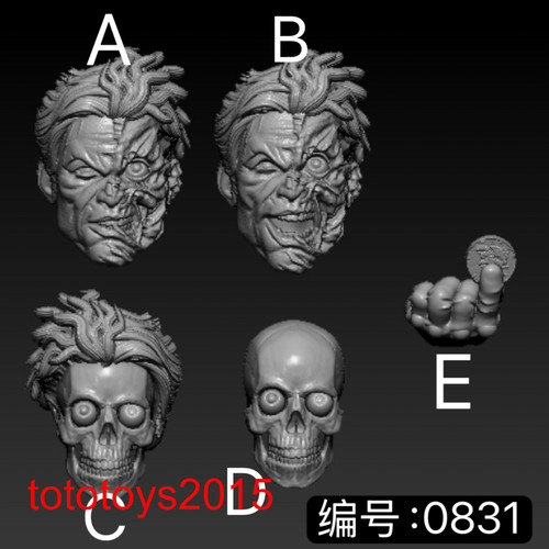 Scultura testa due facce