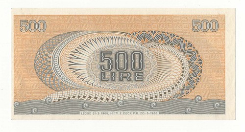 500 lire aretusa decr - lire,